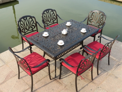9174T 9002C cast aluminum furniture