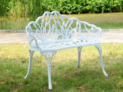 9047C cast aluminium loveseat