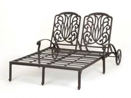3088 Cast aluminum loveseat lounger
