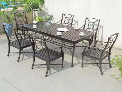 9606T 9606C cast aluminum furniture