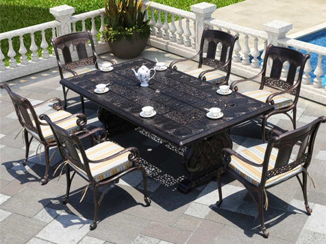 9031T 9030C cast aluminium furniture