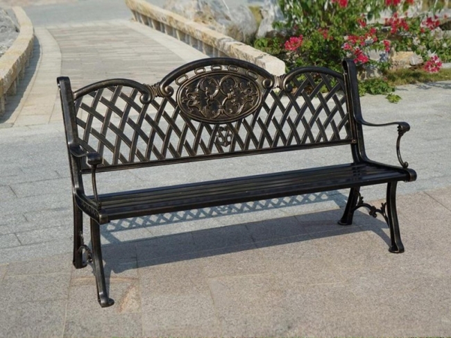 9097C cast aluminium bench