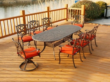 9122T 9191C cast aluminium furniture
