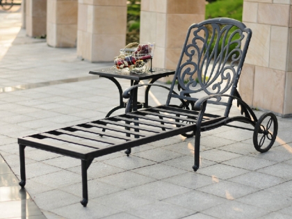 3095 Cast aluminum lounger