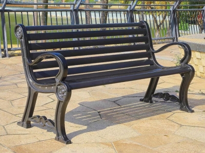 9565C cast aluminium bench