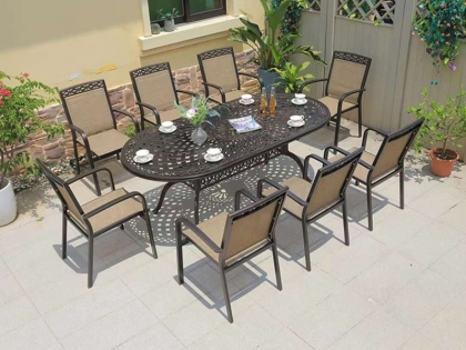 9602T 9001C-F cast aluminum furniture