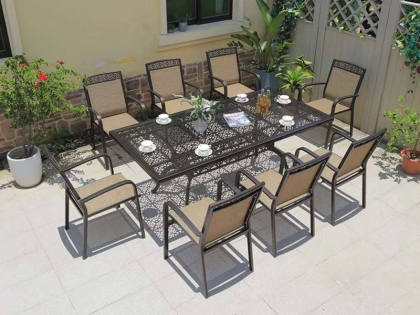 9603T 9001C-C cast aluminum furniture