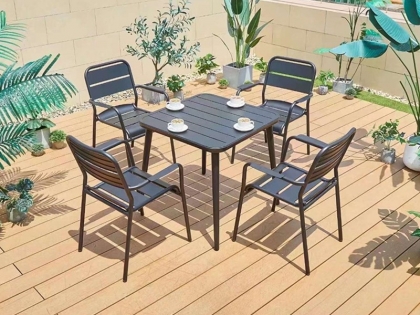 9548T 9572C aluminum table and chair