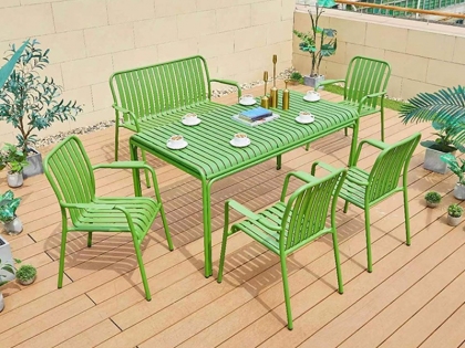 9567T 9568C 9585C aluminum table and chair