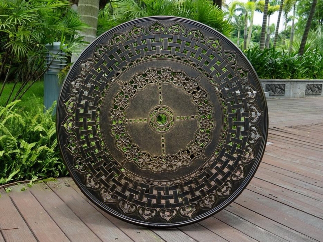 9114C cast aluminium furniture