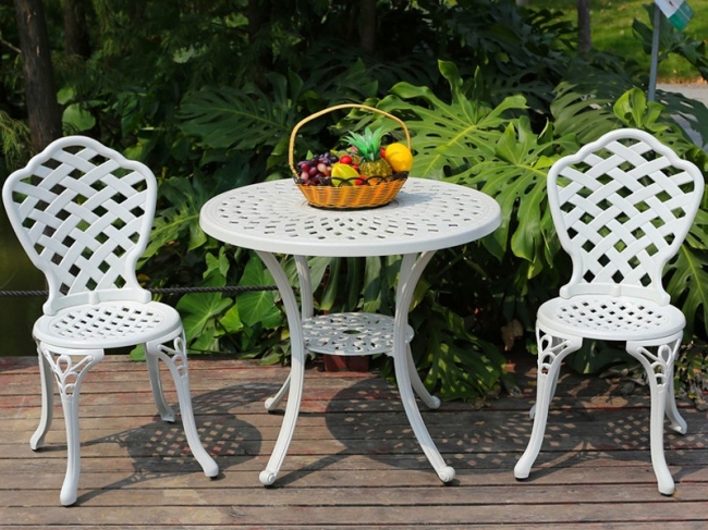 9055T cast aluminum table
