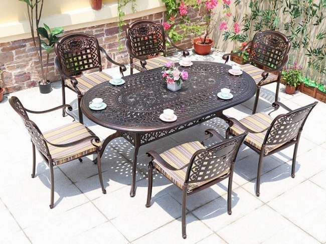 9462T cast aluminum furniture