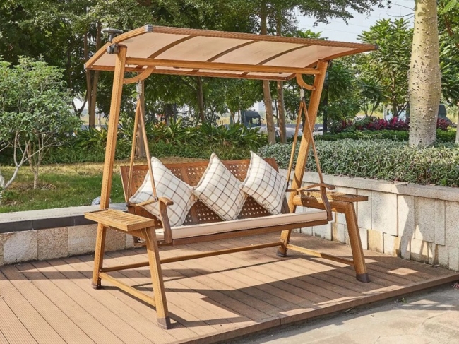 5084 5084B PC sheet canopy swing chair with LED light