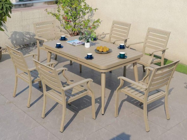 9551T 9531C aluminum table and chair