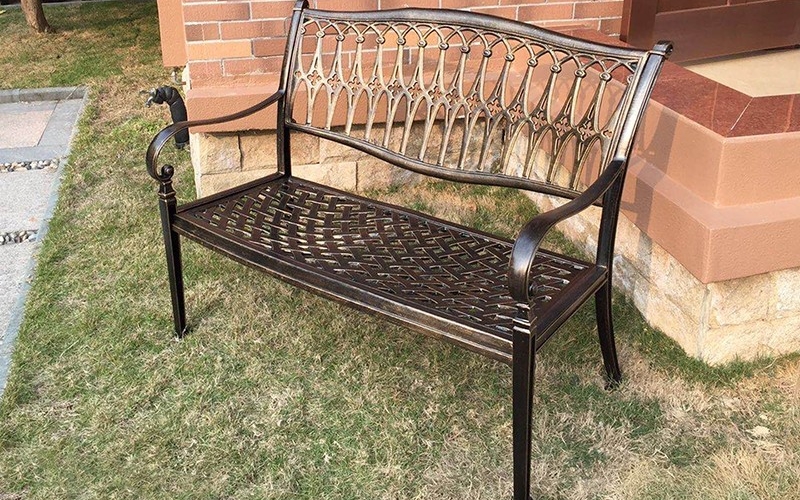 9457C cast aluminium bench