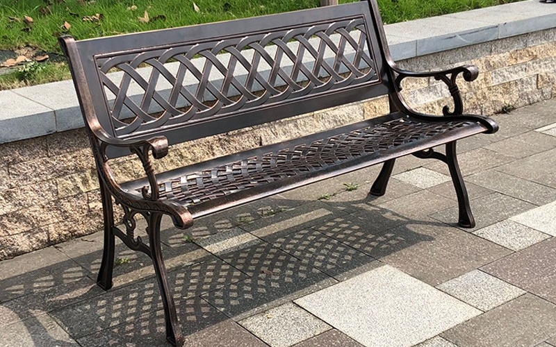 9456C cast aluminium bench